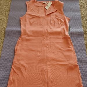 Women's casual dress, coral, size XS